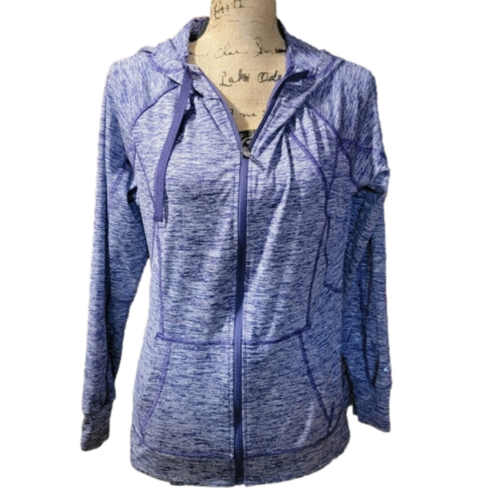 Champion Blue Duo Dry Size Medium. Good Used condition athletic jacket.